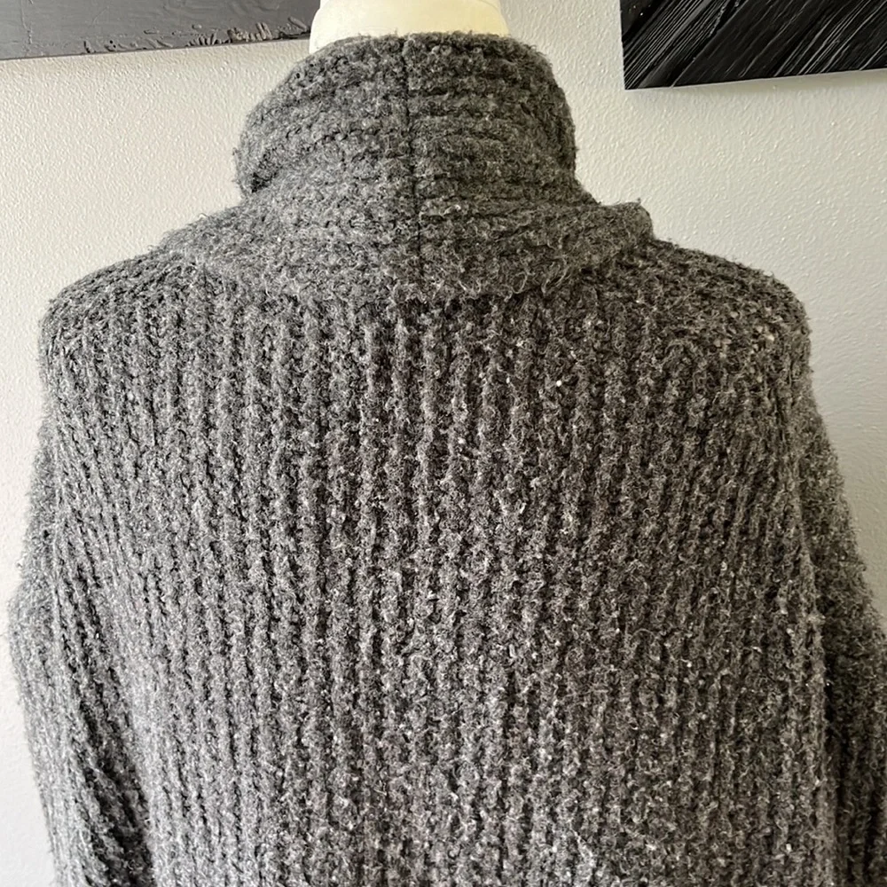 J.Crew Open Front Wool Blend Cardigan Gray